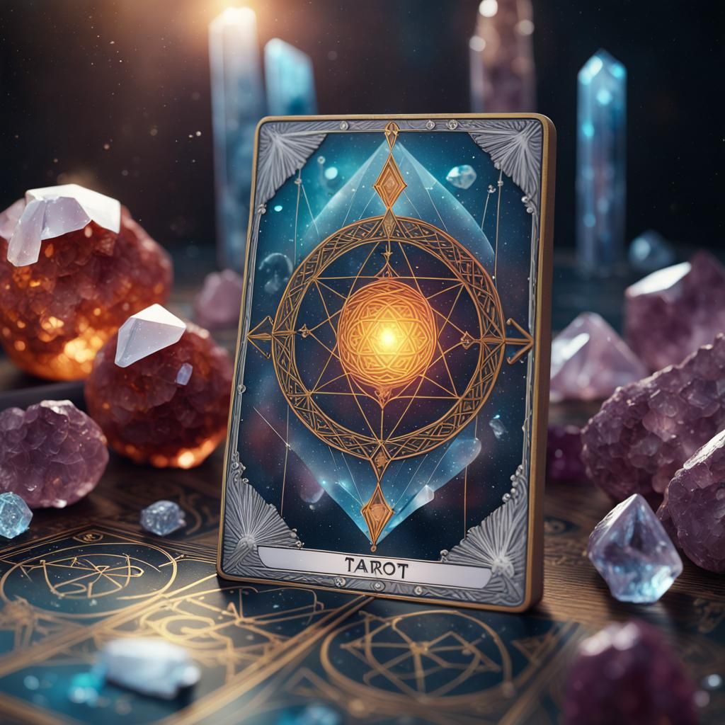 Sacred Geometry Tarot Card Still Life