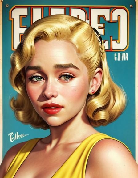 Emilia Clarke in the 50s