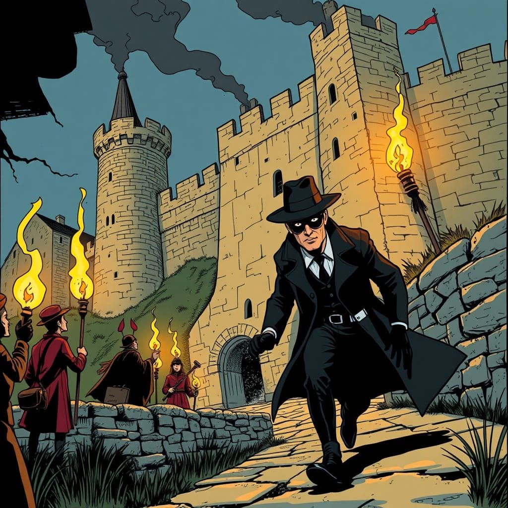Suave French Spy Infiltrates Medieval English Castle in Exag...