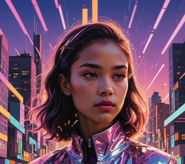 The Heavenly Heiress in Triadic Hues