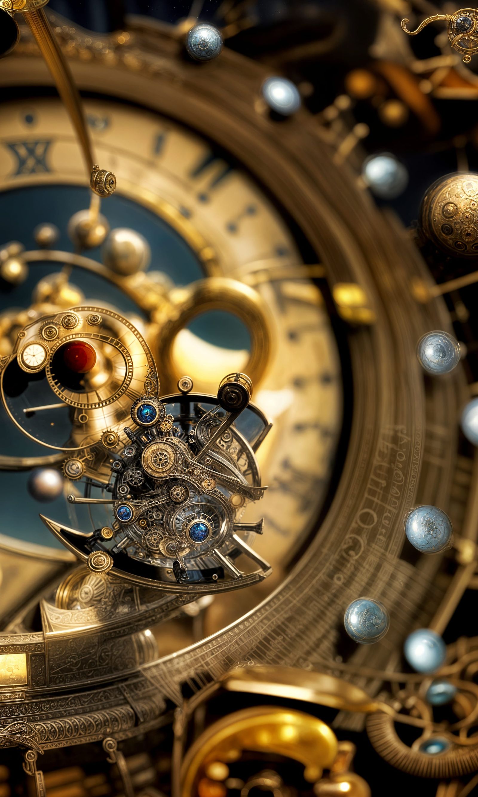 Clockpunk Orrery: A Celestial Steampunk Timepiece