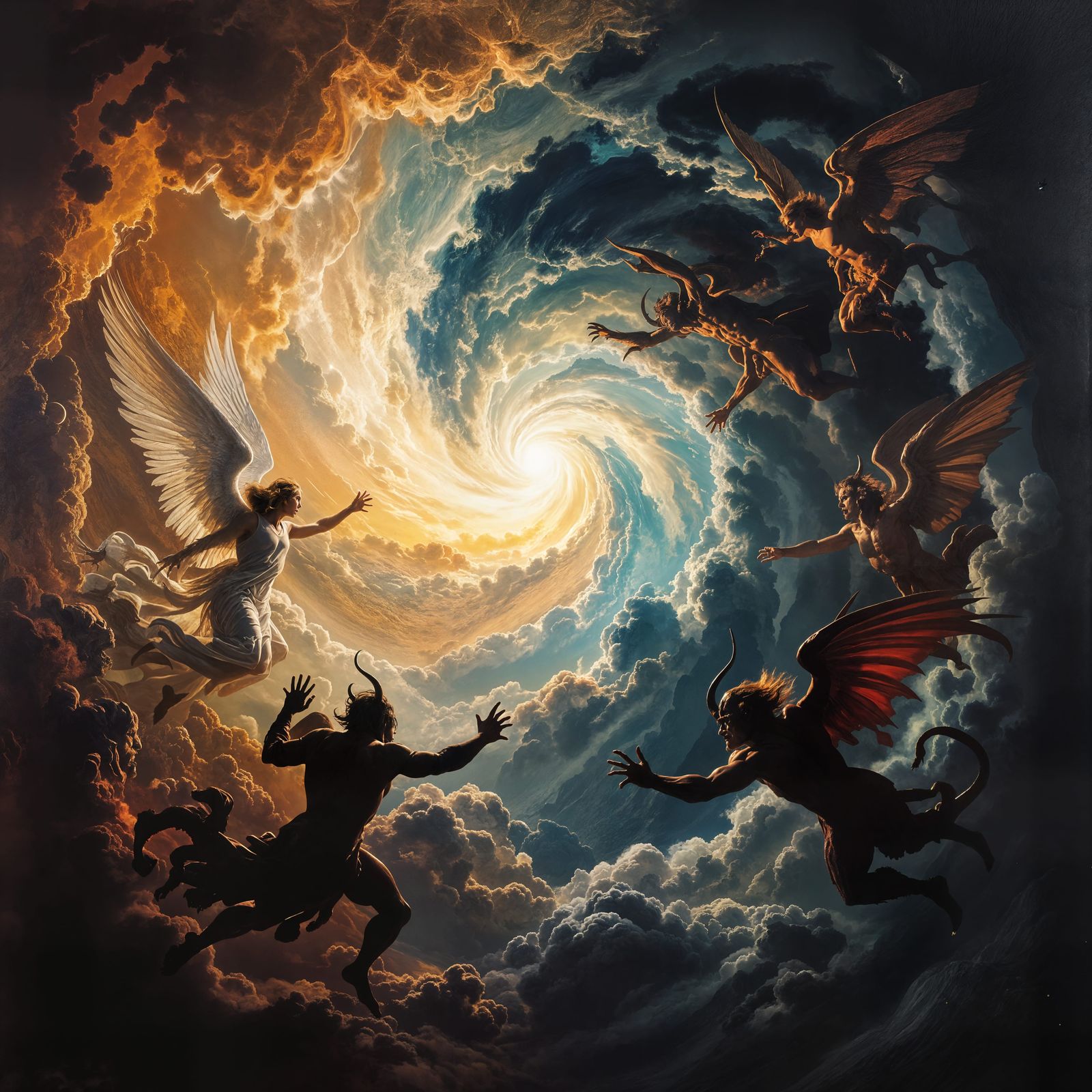 Angelic Beings Descend to Earth