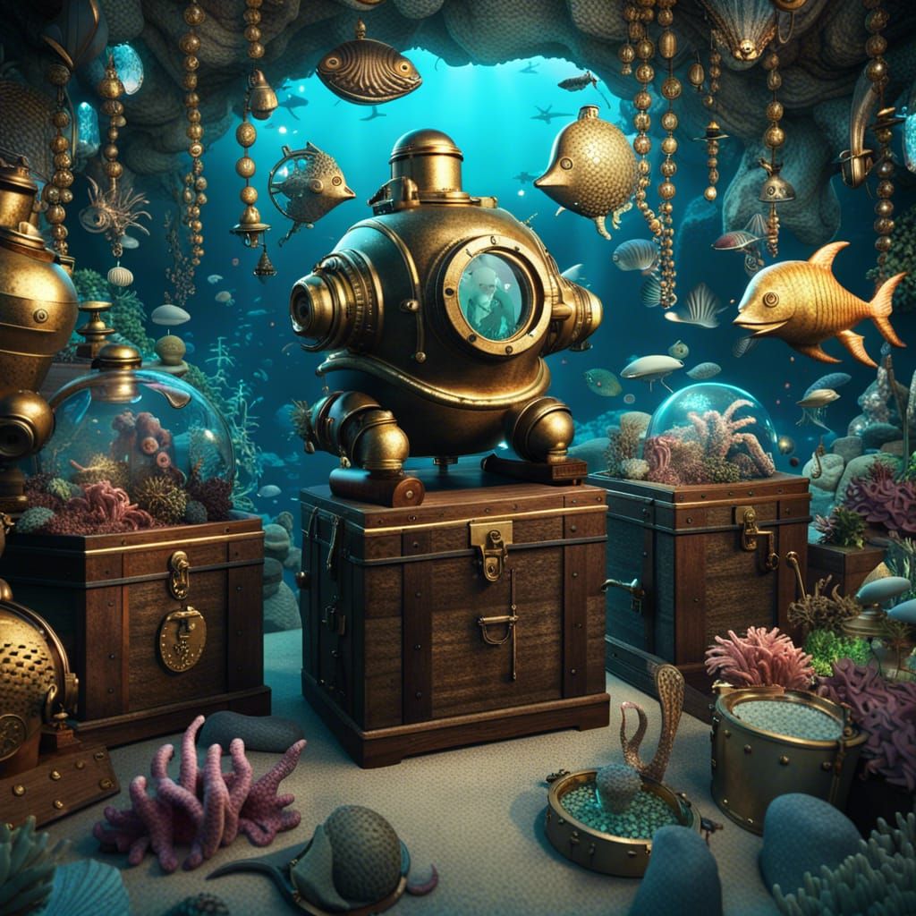 Underwater treasure ⭐🪙