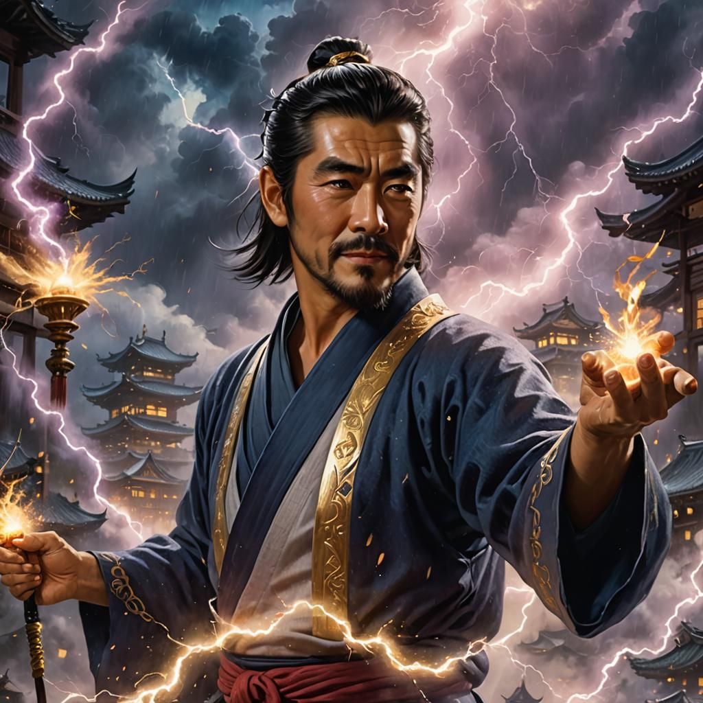 Toshiro Mifune as a Storm Sorcerer