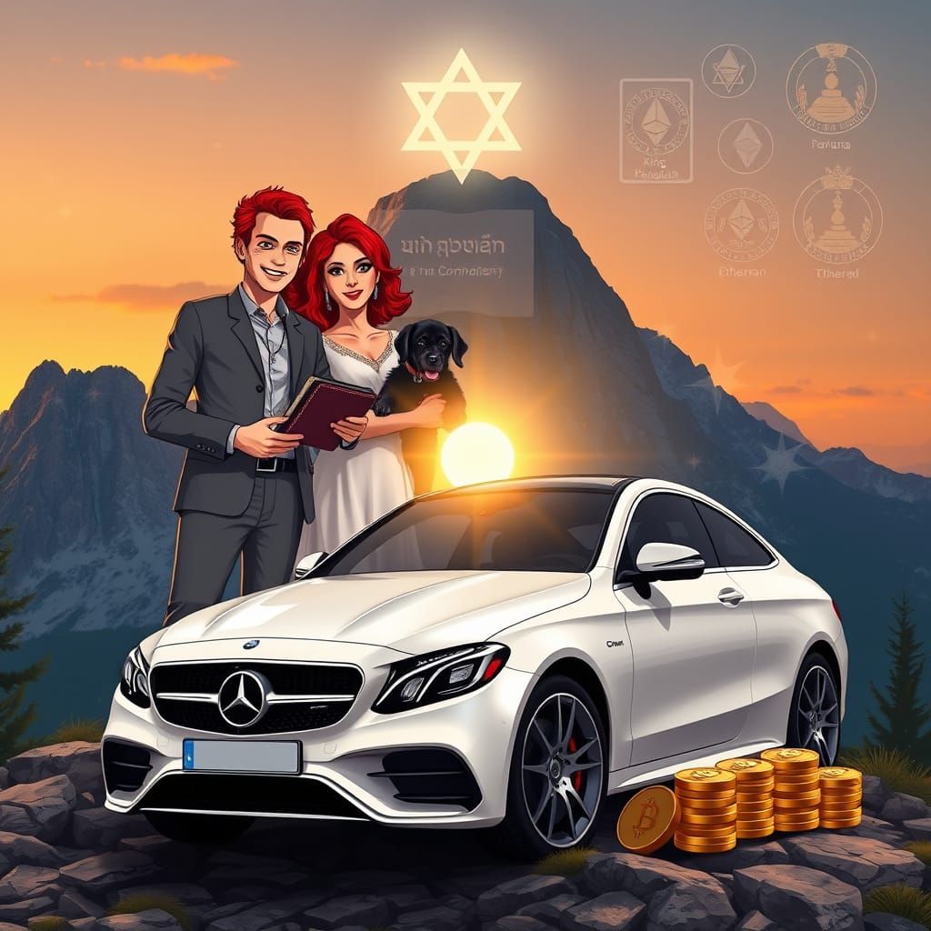 Majestic Slavic Family Enjoys Wealth and Prosperity on Mount...