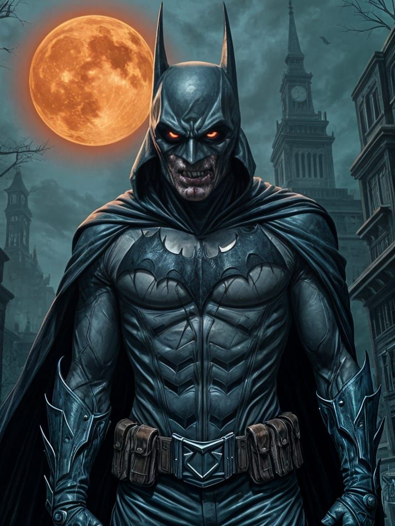 Scary Zombie Batman: Spooky Undead Knight