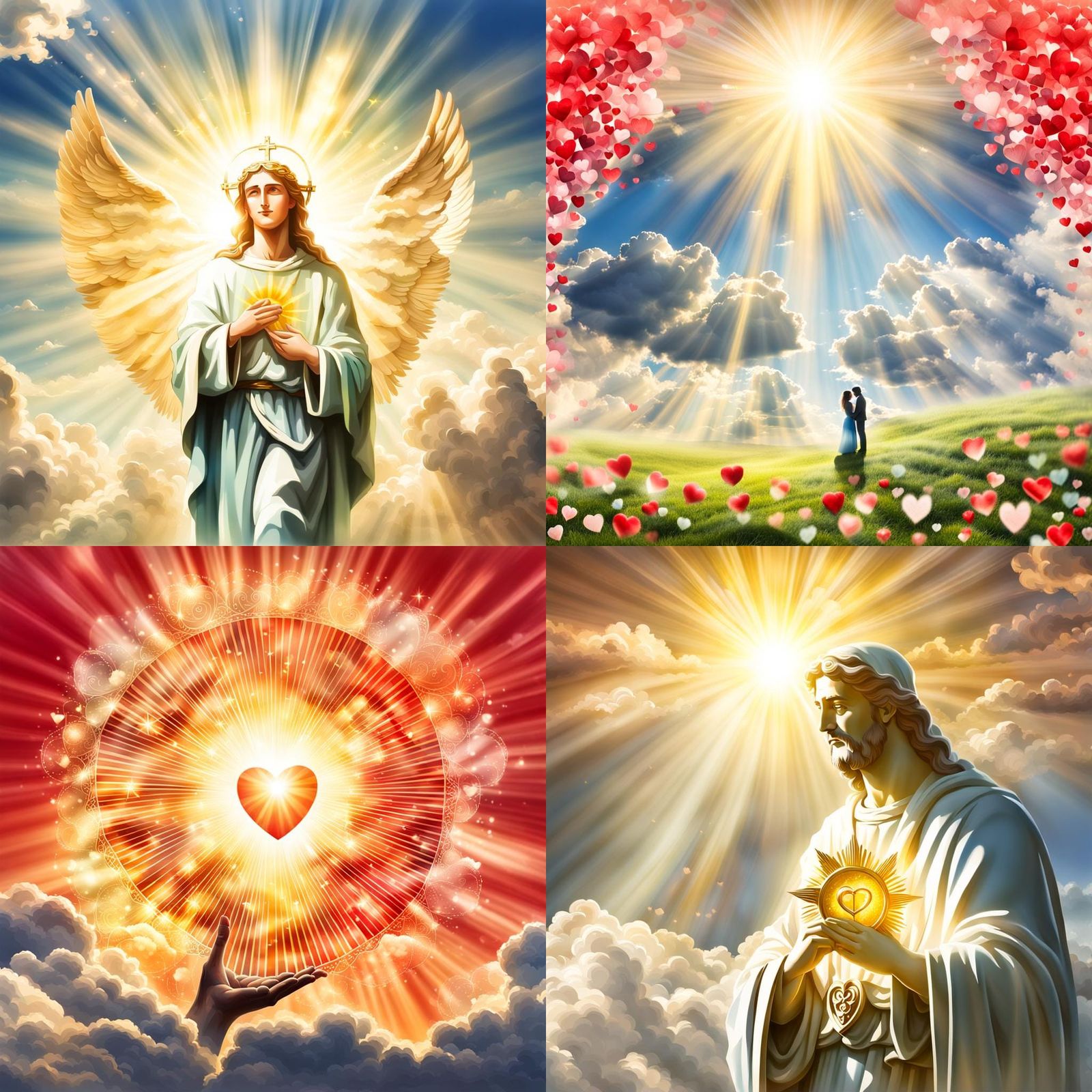 Saint Valentine in Divine Sunshine and Soft Focus
