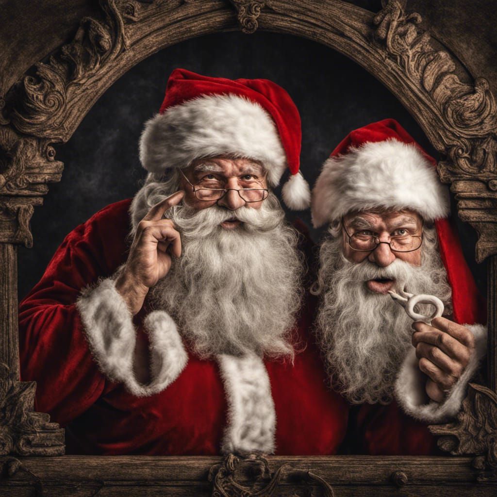 Three Wise Santas: Hear No Evil, See No Evil