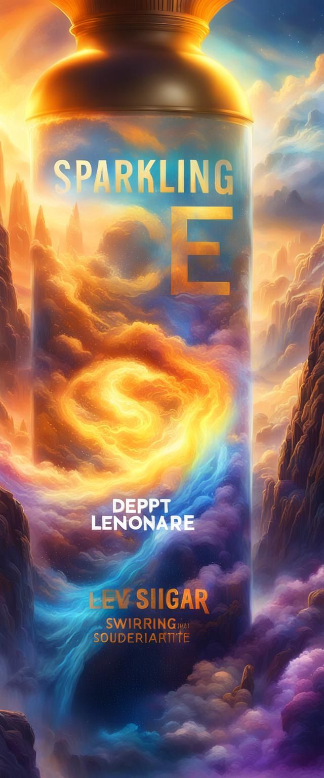 Mystical Glowing Product in a Dreamlike Aurora Landscape