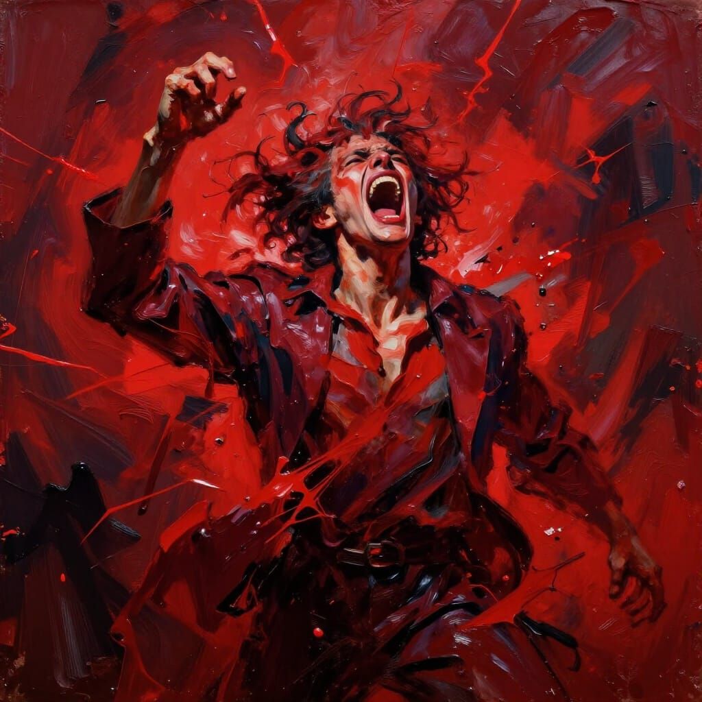 Primal Scream Expressed Through Violent Abstract Art