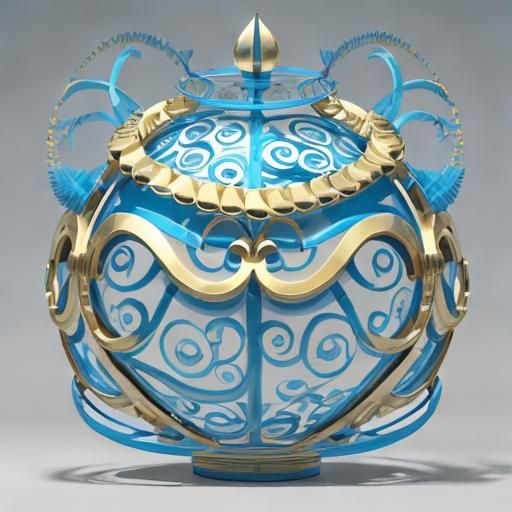 Surreal Catalan Courtesan in Psychedelic CGI Style