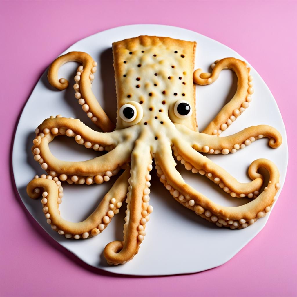Octopus Shaped Poptart Generated By AI