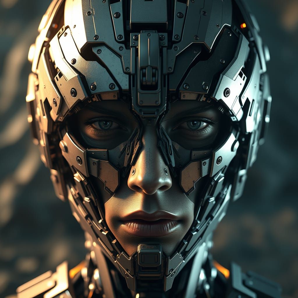 Face Composed of Polished Mech Planes