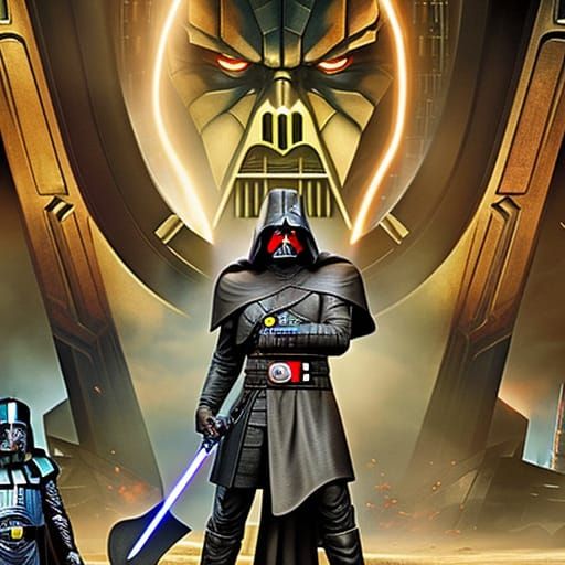 Menacing Sith Lord Portrait