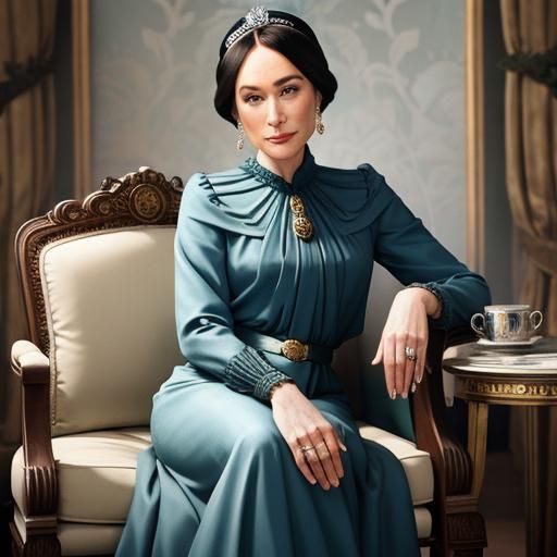 Meghan Markle as Wallis Simpson: Digital Portrait
