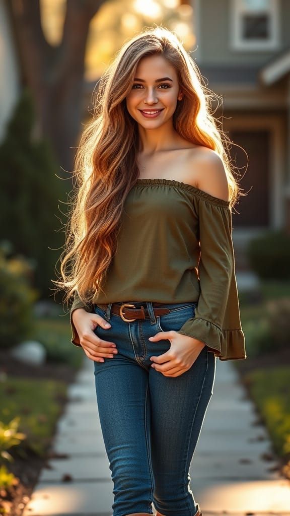 Radiant Summer Beauty in Ethereal Light