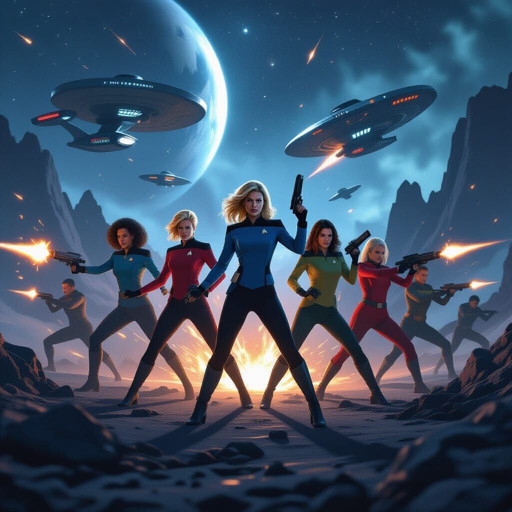 Star Trek Heroines Emerge from Cosmic Battle