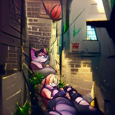 resting in the alleyway 2
