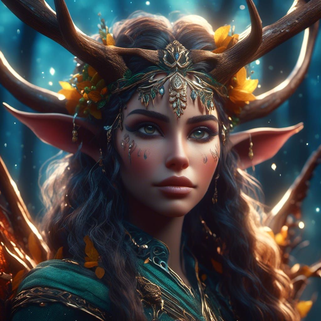 Elven faun fairy