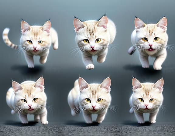 Kittens Form 'CATS' in Playful, Whimsical Chaos