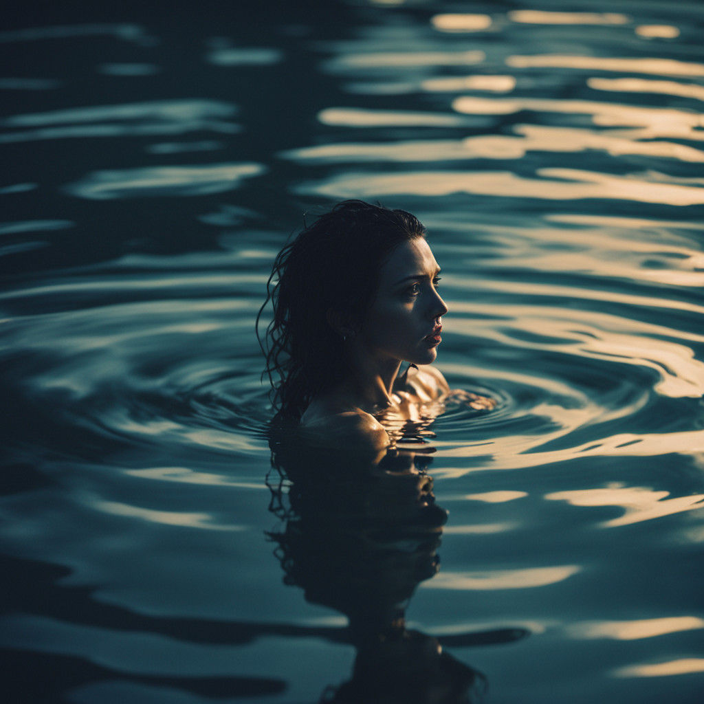 Scarlett Johansson in Moody, Atmospheric Film Still with Dis...