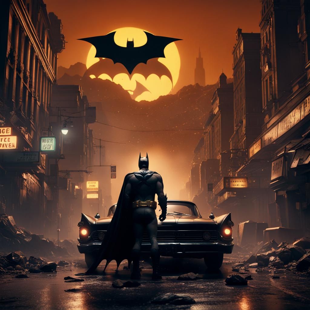 Batman Movie by Quentin Tarantino: Detailed Matte Painting