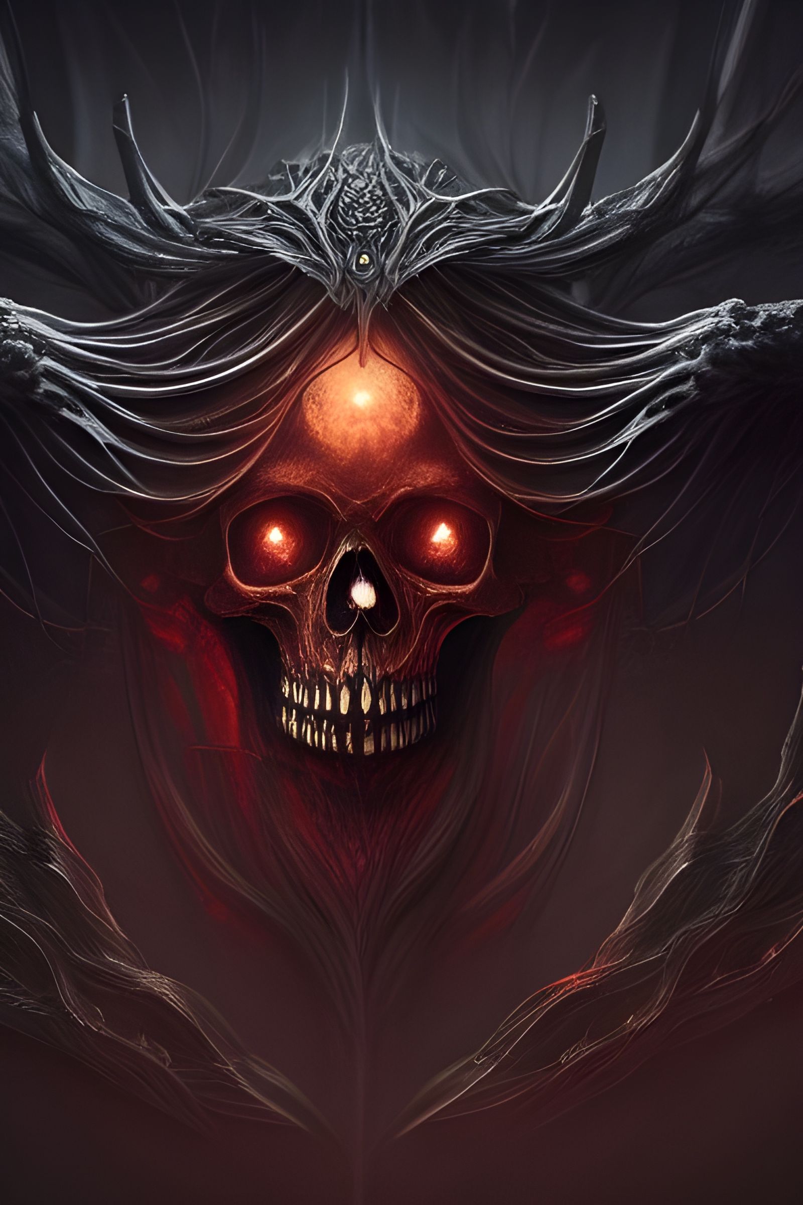 King of Death: Hyperdetailed Fantasy Art