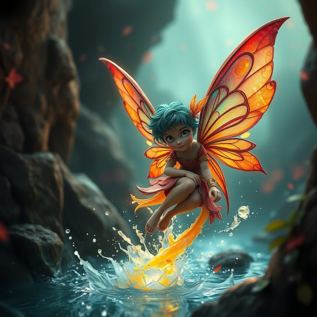 Mystical Pixie in a Magical Oak