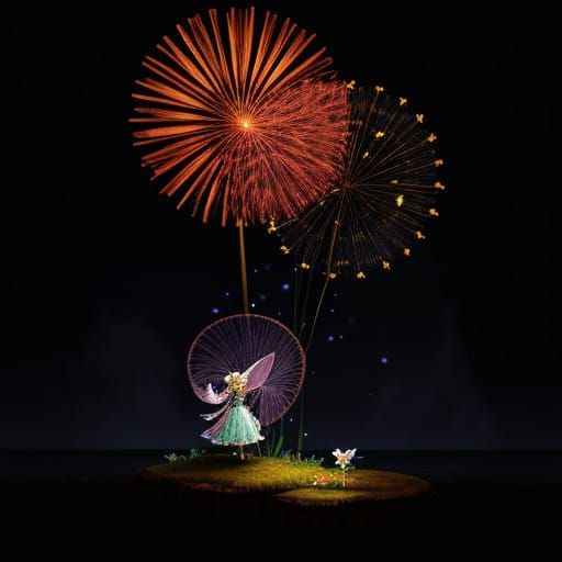 Whimsical Fairies in Vibrant Nature