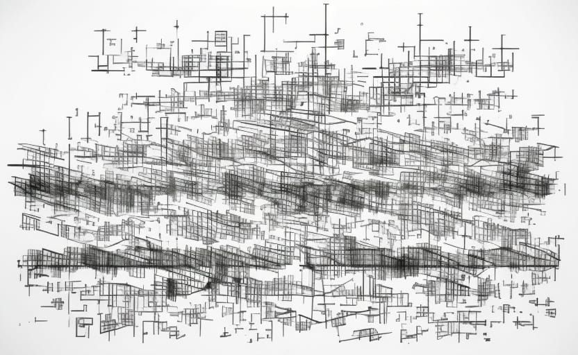 Abstract Typography Art as Graphic Design