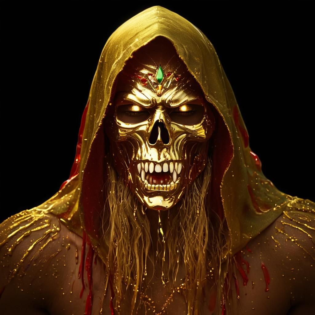 Dramatic Portrait in Baroque-Inspired Digital Art