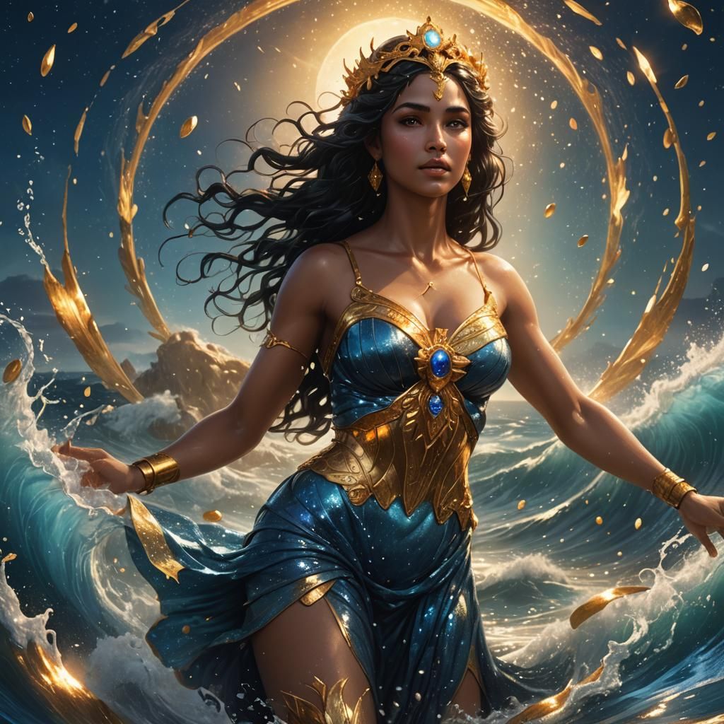 Aphrodite Rising: A Fantasy Concept Art