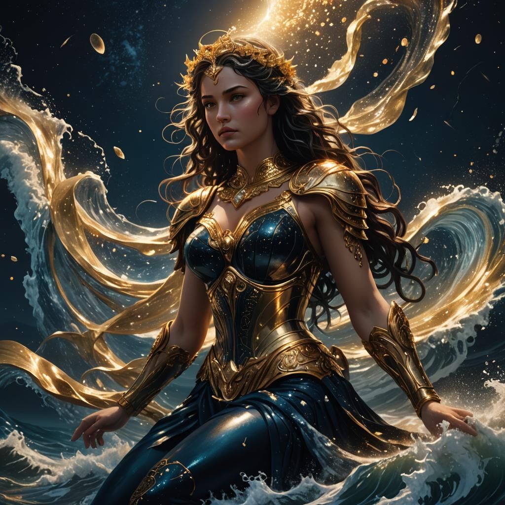 Aphrodite Rising: A Hyperrealistic Fantasy Concept