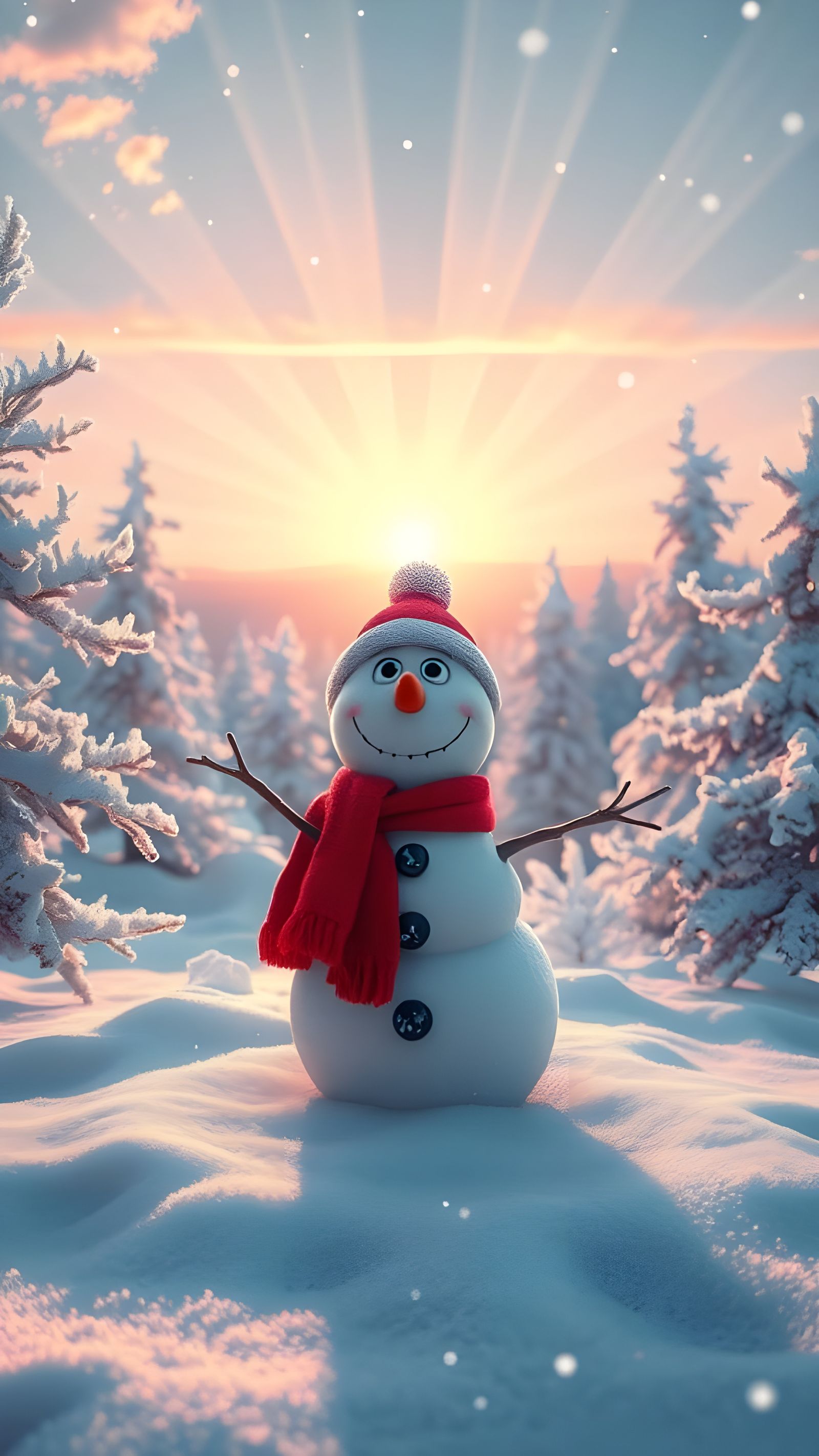 Pixar-Inspired Snowman Welcomes You to a Winter Wonderland