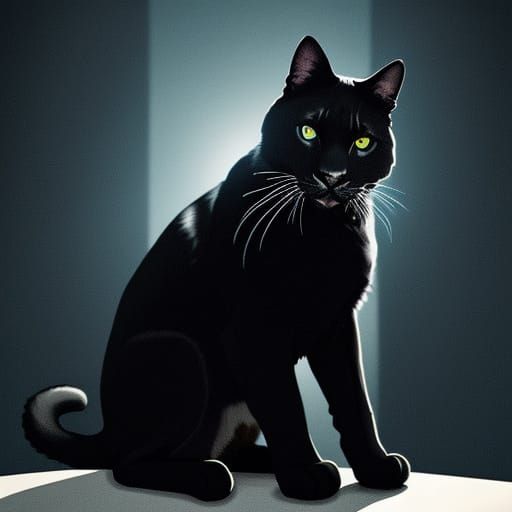 Dramatic Star of David with Panther Eyes