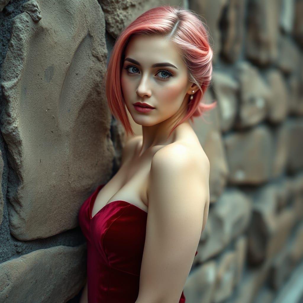 Ethereal Beauty in Velvet