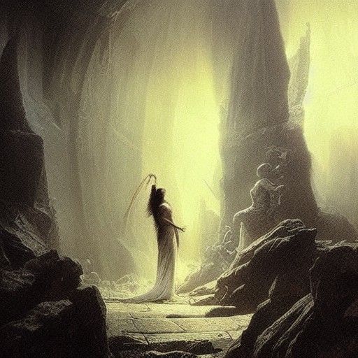 Surreal Rock and Roll Horror Scene