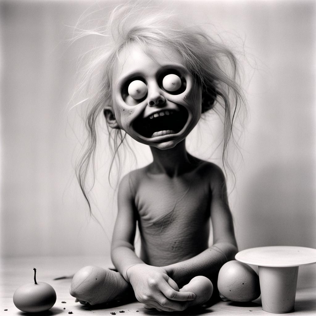 Play-Doh Art in Stephen Gammell's Style