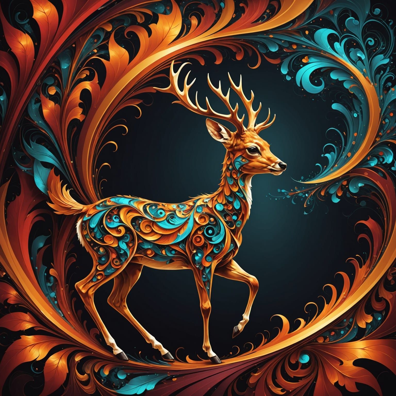 Mystic Youth in Harmony with Nature