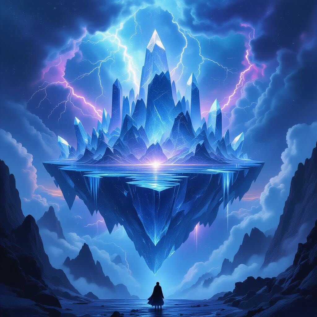 Colossal Crystalline Islands in Cosmic Nebula