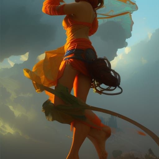 Renaissance Giantess Concept Art in 8K Resolution