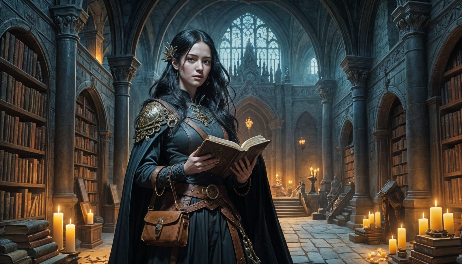 Medieval Fantasy Maiden in Mystic Academy