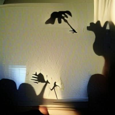 Enchanting Shadow Puppet Show Display