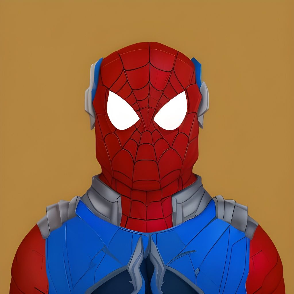 Scarlet Spider: Detailed Matte Painting in Fantasy Style