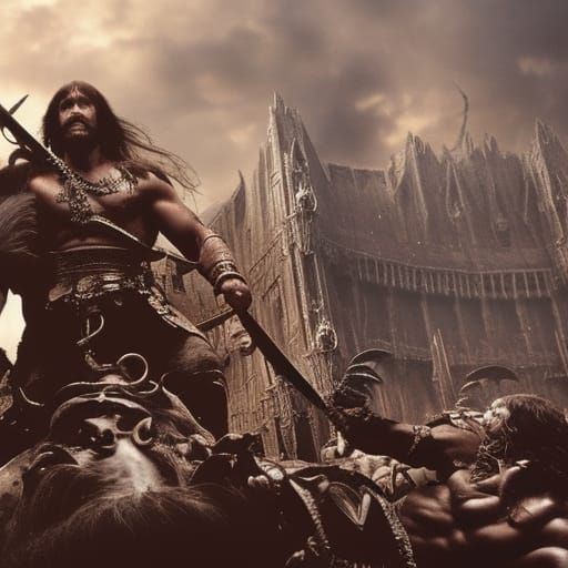 Conan's Triumphant Victory Over Dark Lord