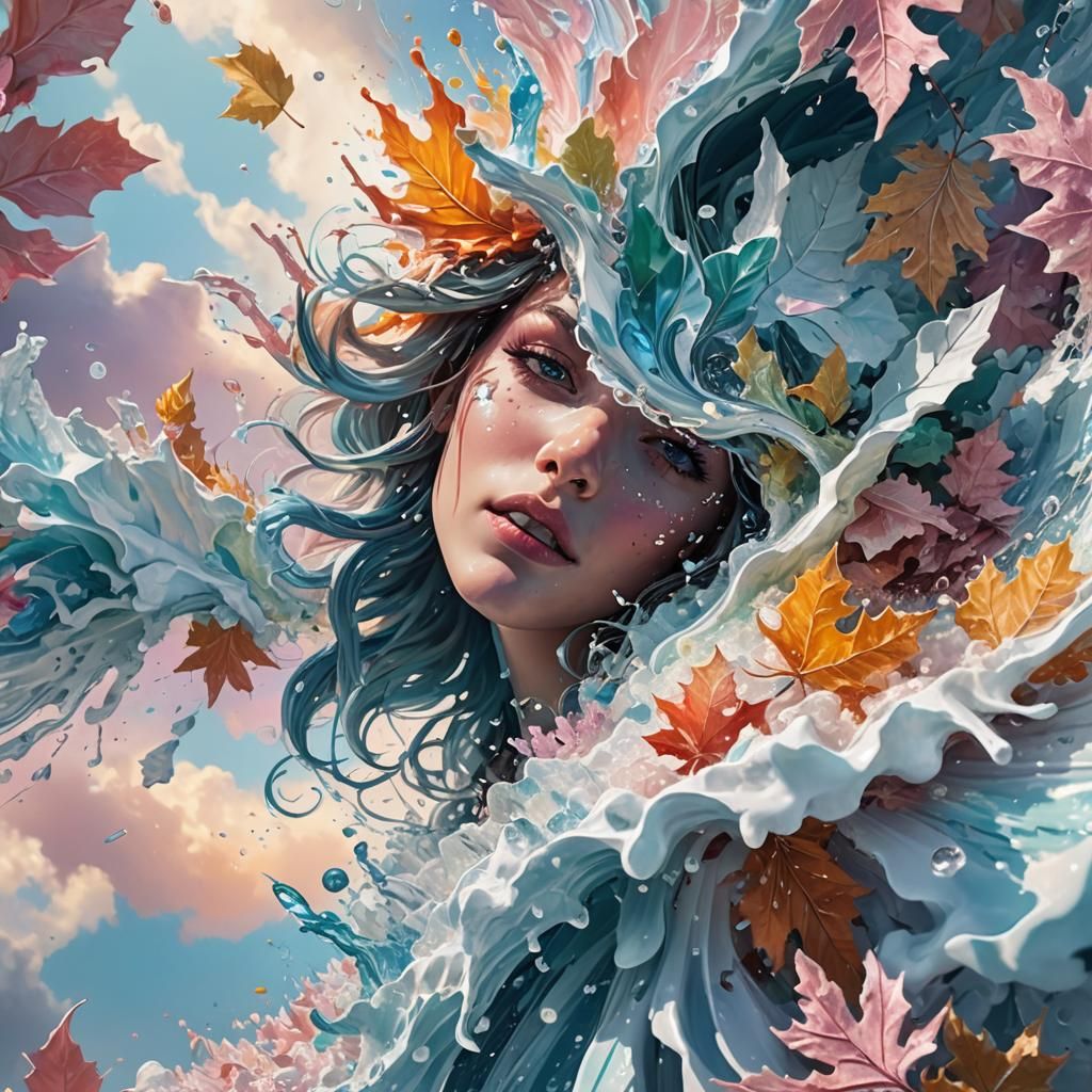 Summer and Winter Worlds Collide in Hyperrealistic Art