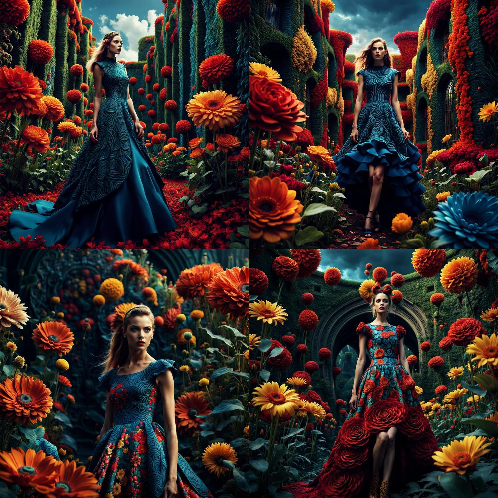 Alice IN Wonderland Vogue Magazine