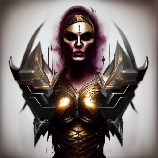 Hyperdetailed Anime Portrait with Graffiti Art Elements