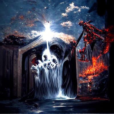 Gates of Hell: Souls Pouring into Eternity