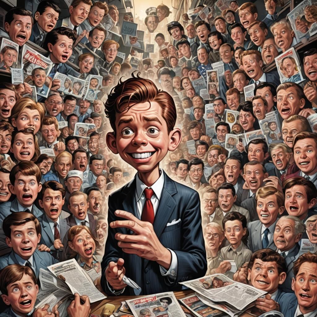 Alfred E. Neuman Comic Book Art